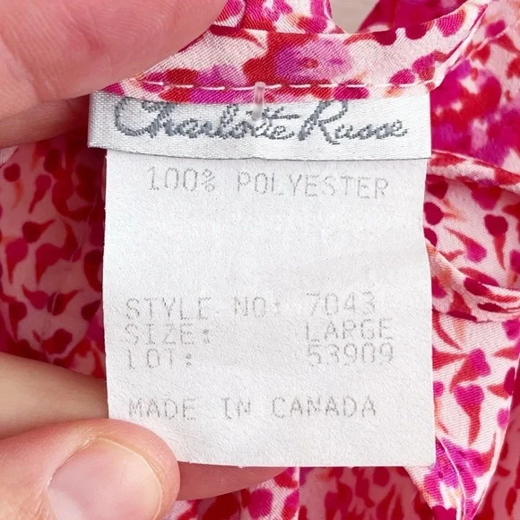 Vintage Y2K Babydoll Charlotte Rouse Dress Fairy Coquette Milkmaid 90s floral - Picture 5 of 13